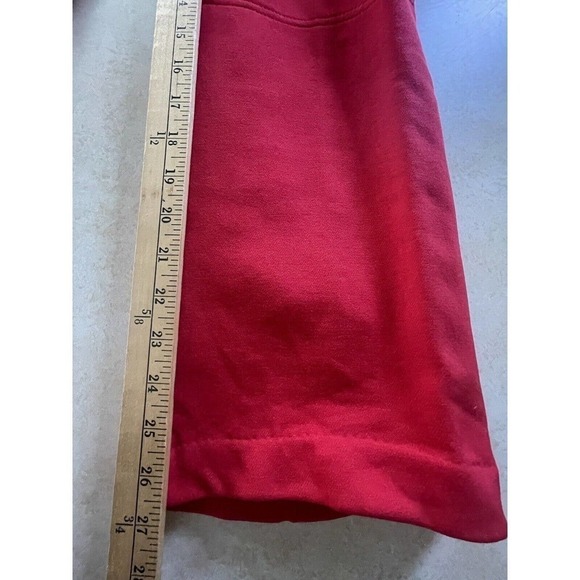 Fera Mens Ski Pants 28R Red Nylon Zip Pockets Lined Boot Leg Snowboard Zipper - Picture 8 of 9